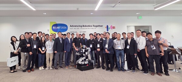 삼성SDS가 미국 캘리포니아주 마운틴뷰에서 'RX ART2026'을 개최하고, 삼성 주요 관계사 및 글로벌 피지컬 AI 기업들과 로봇 활용 사례 검증 성과를 공유하고 협력 방안을 논의했다. /삼성SDS