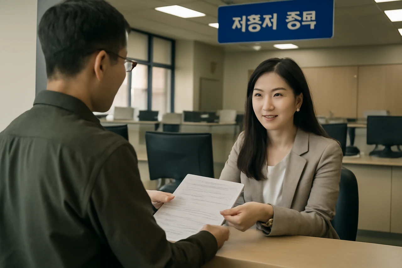 차량 명의이전 서류 접수 / AI 생성 이미지