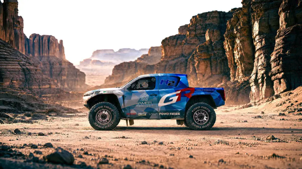토요타 DKR GR FC Hilux 수소 연료전지 다카르 참가