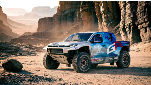 토요타 DKR GR FC Hilux 수소 연료전지 다카르 참가