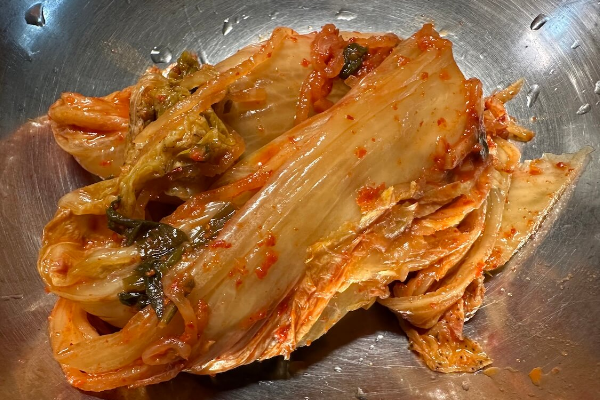 썰어놓은 김치 / 온라인 커뮤니티