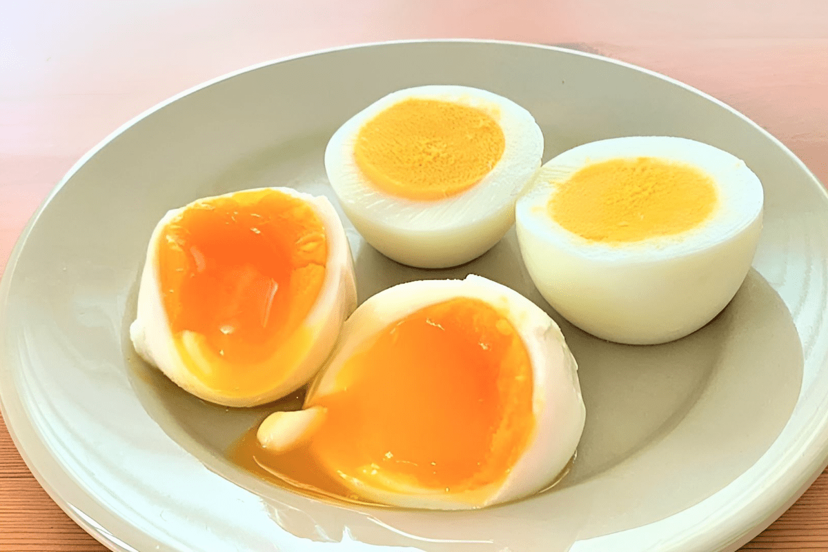 완숙 계란과 반숙 계란 사진 / 온라인 커뮤니티