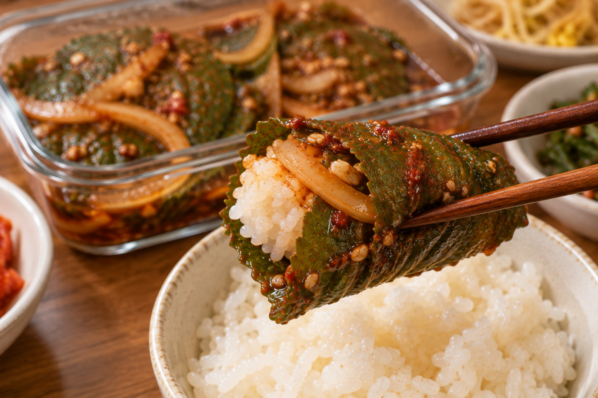 완성된 깻잎장 / 기사 이해를 돕기 위한 AI이미지