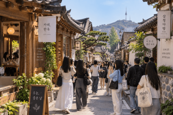 삼청동 관광중인 중국인 관광객 / 기사 이해를 돕기 위한 AI이미지