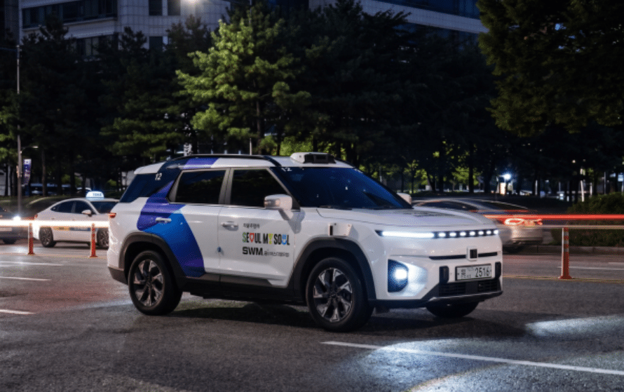 KGM 토레스 EVX 로보택시 강남 투입