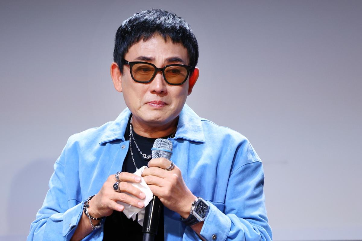 29일 오후 서울 용산구 현대카드 언더스테이지_가수 이승철 '데뷔 40주년 기념 앨범 음감회'에서 흘리는 눈물