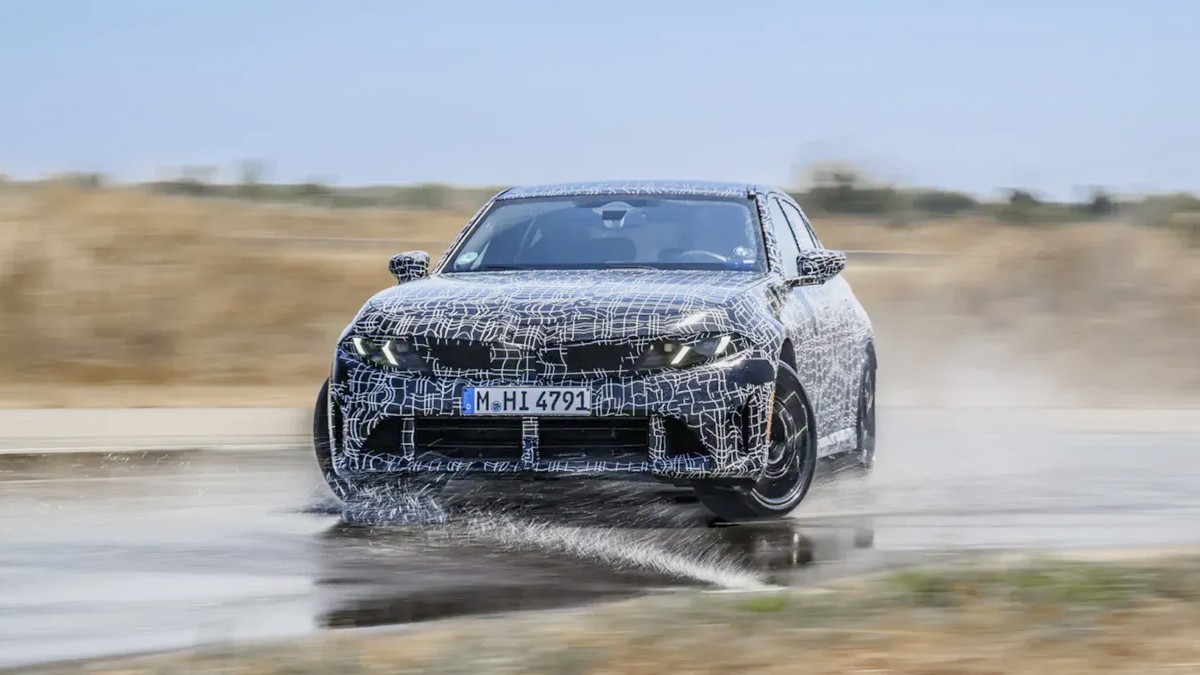 BMW 3시리즈 테스트카 스파이샷