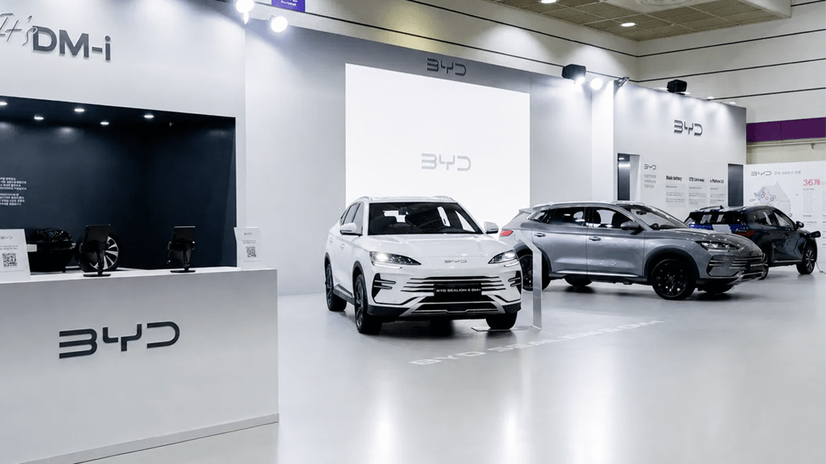 서울 코엑스 ‘EV 트렌드코리아 2026’ BYD 부스