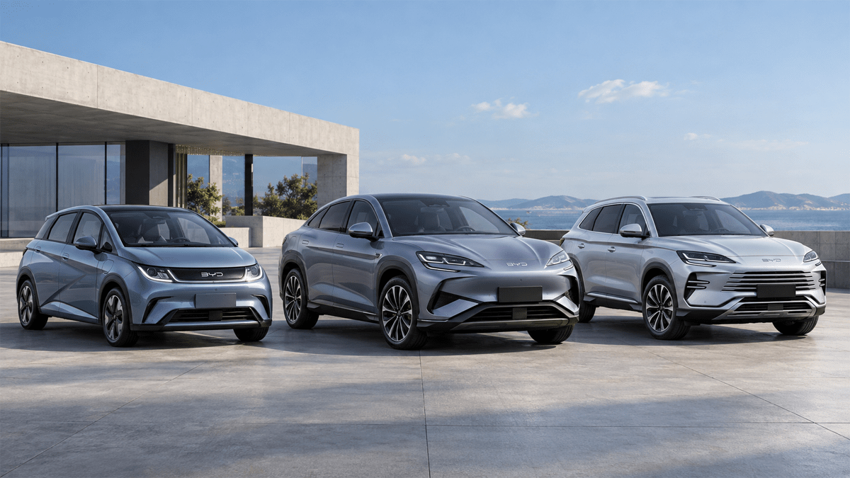 BYD 돌핀·씨라이언 7·씨라이언 6 DM-i / 사진=BYD