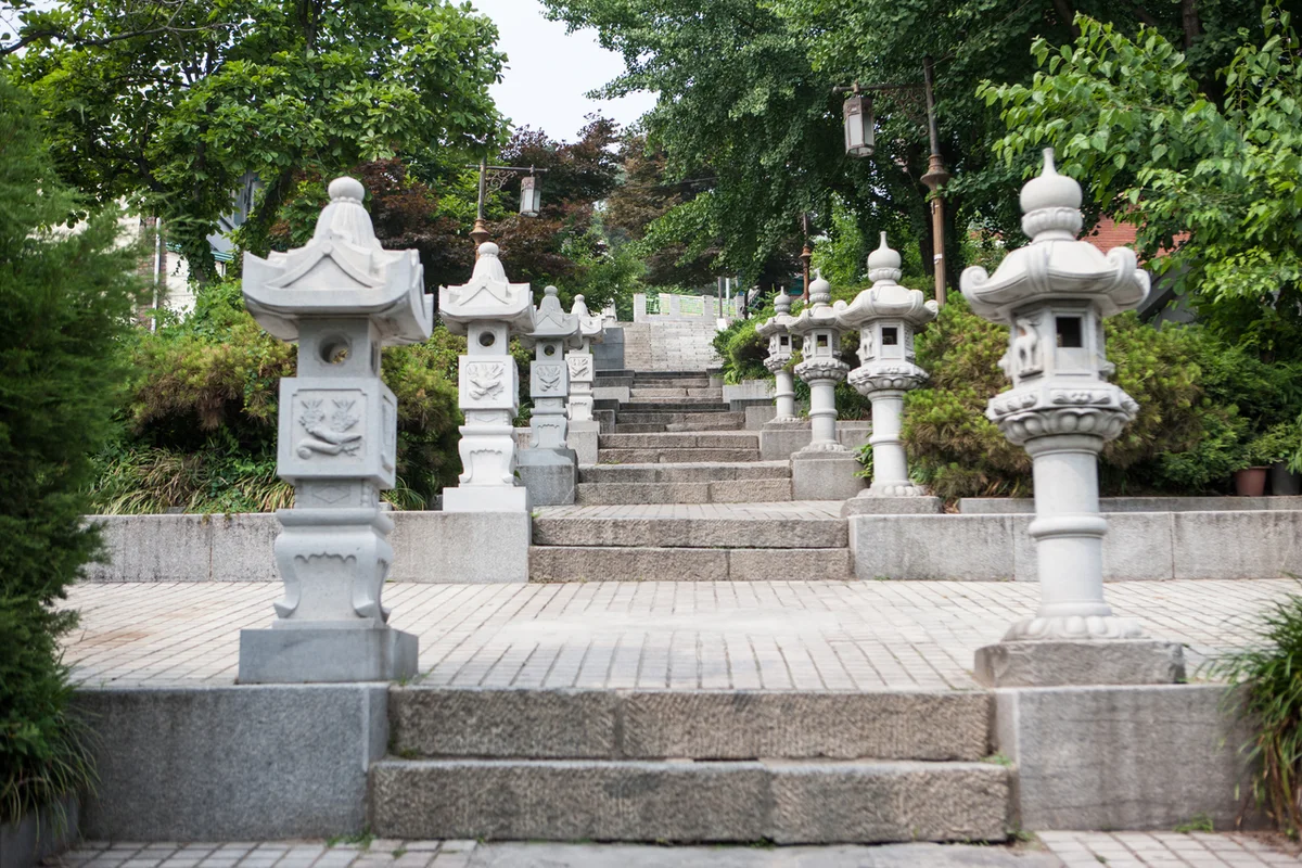 청일조계지 경계계단 - 차이나타운 여행