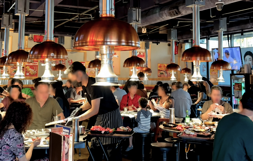 미국 텍사스주 캐럴턴 새마을식당 모습 [더본코리아 제공]