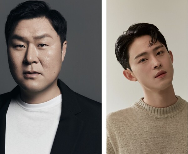 (왼쪽부터) 윤경호, 정재광 [사진=각 소속사]