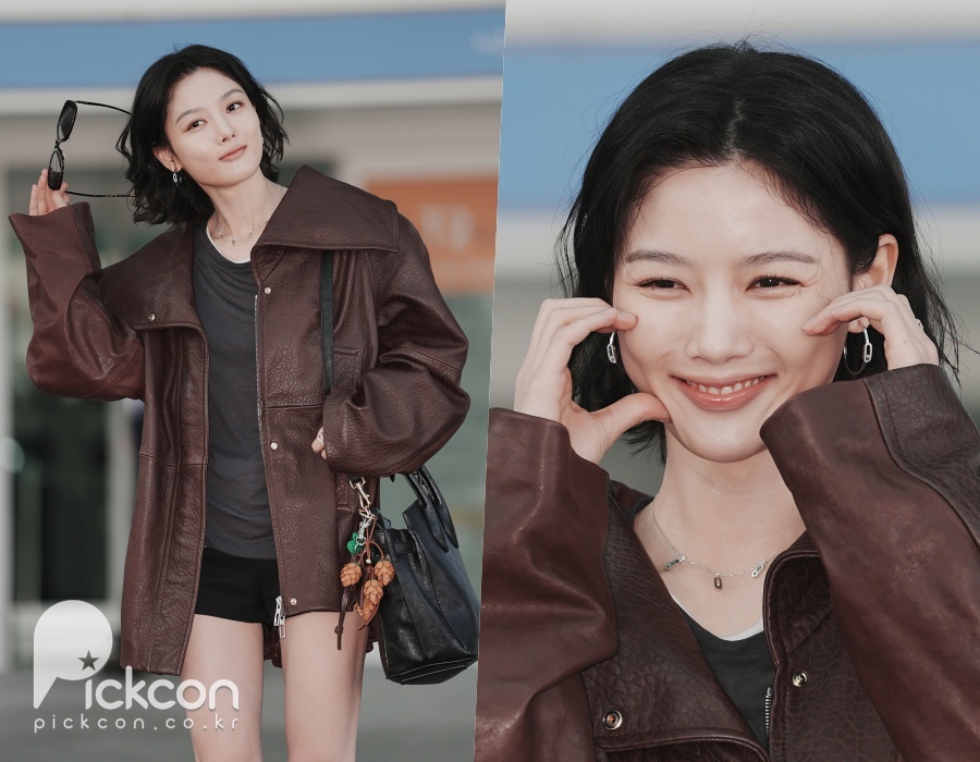 김유정 공항패션 / 사진: 픽콘DB