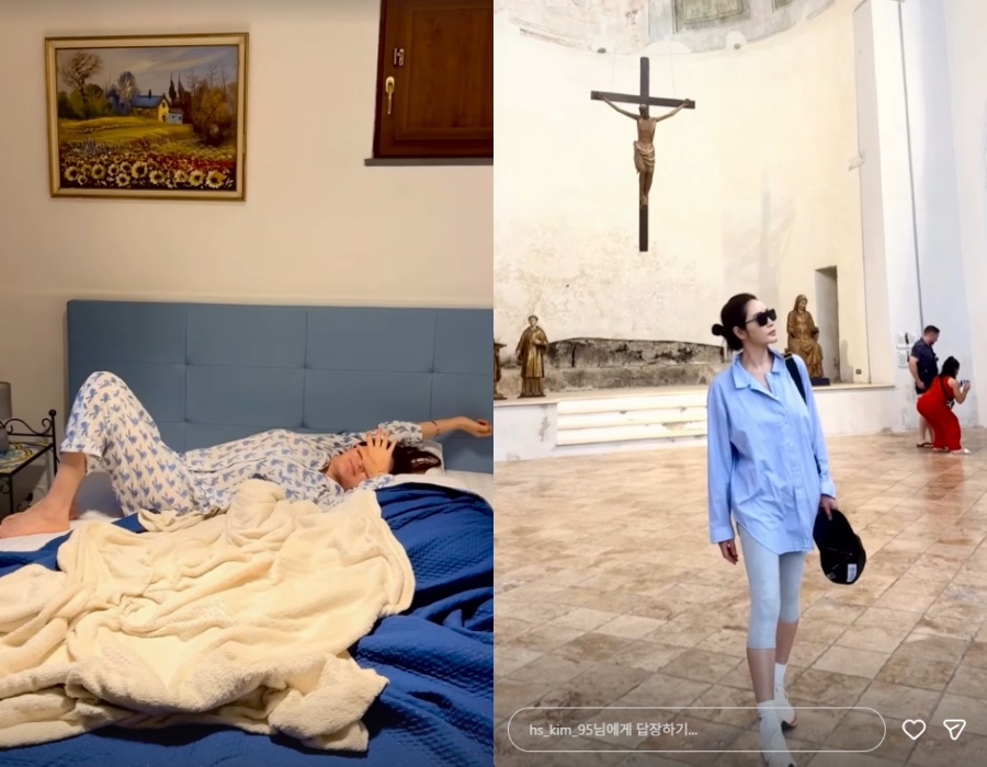 김혜수, 50대 후반 안 믿겨…원조 글래머 여신 입증하는 수영복 자태