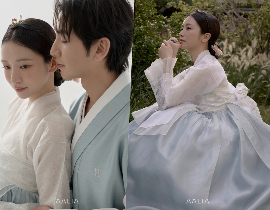 '솔이오빠' 예비신부가 이렇게 예뻐…'송지호♥'김소리, 한복 미모에 감탄 뿐