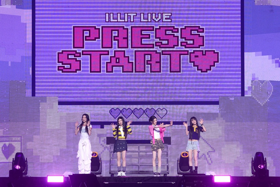 아일릿, 콘서트 통해 '체포하겠어' 무대 첫 선…'활동 중단' 모카 챌린지 동참