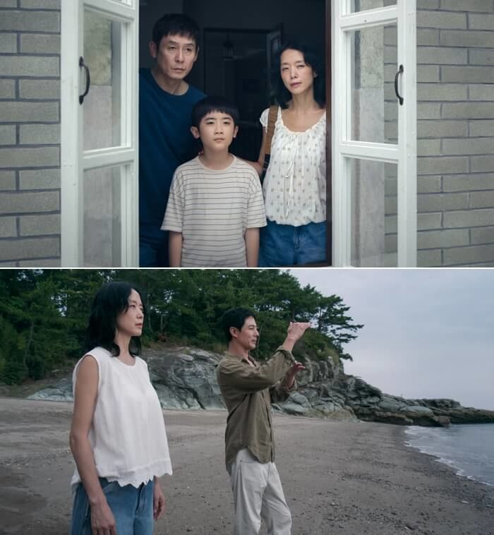 영화 가능한 사랑 공식 행사에 참석한 전도연과 이창동 감독