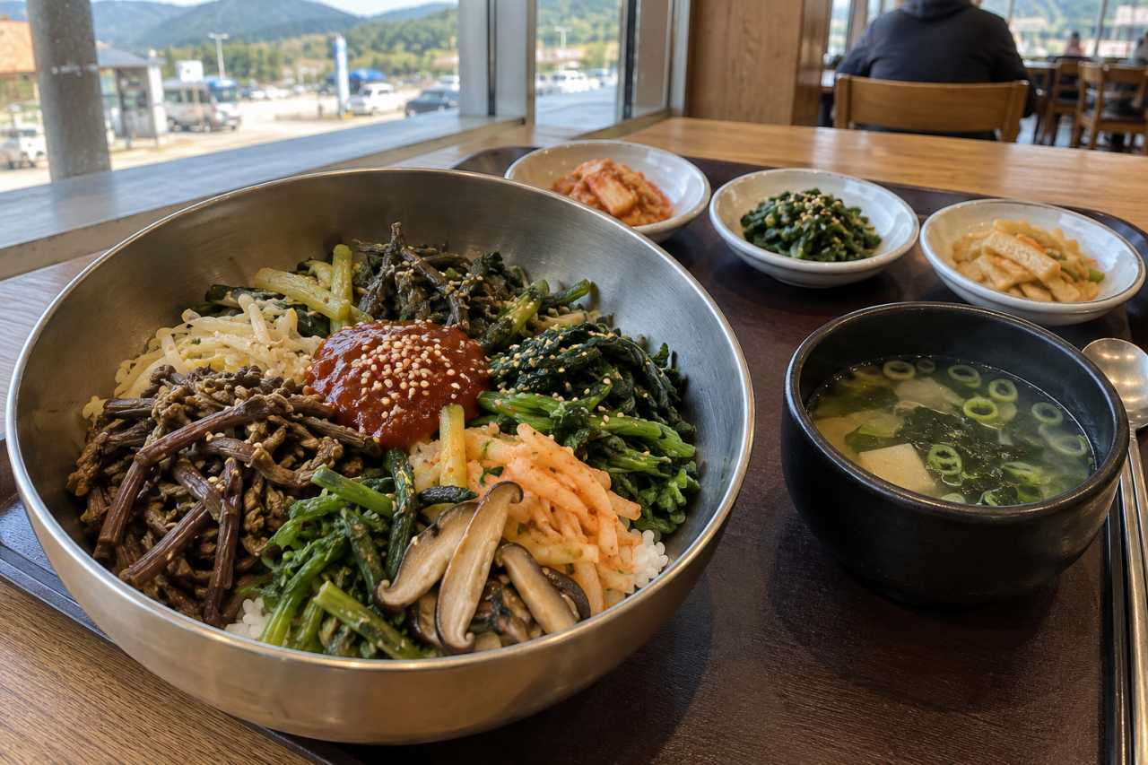 참살이 산나물비빔밥 / 이해를 돕기 위한 AI이미지