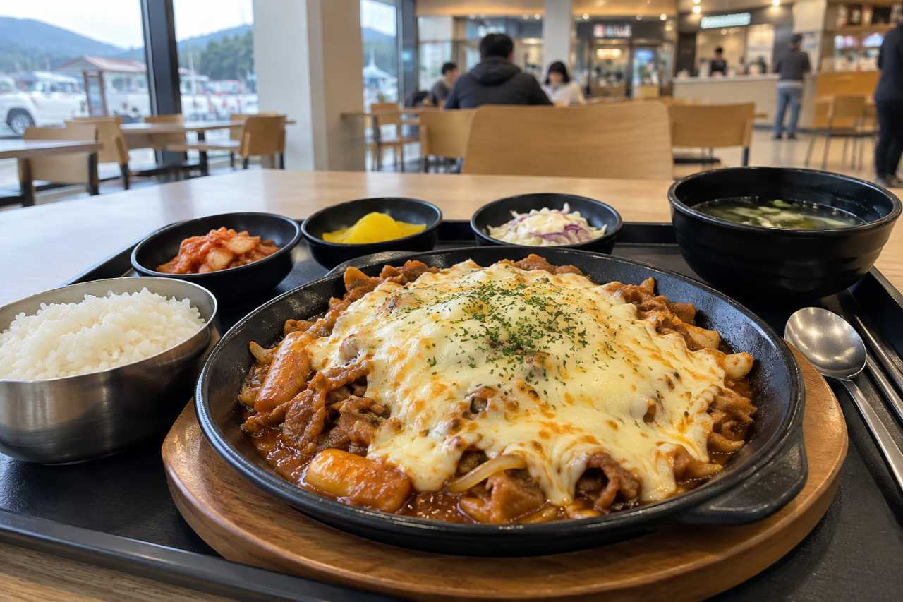 칠곡휴게소 한미식당 치즈시내소 / 이해를 돕기 위한 AI이미지