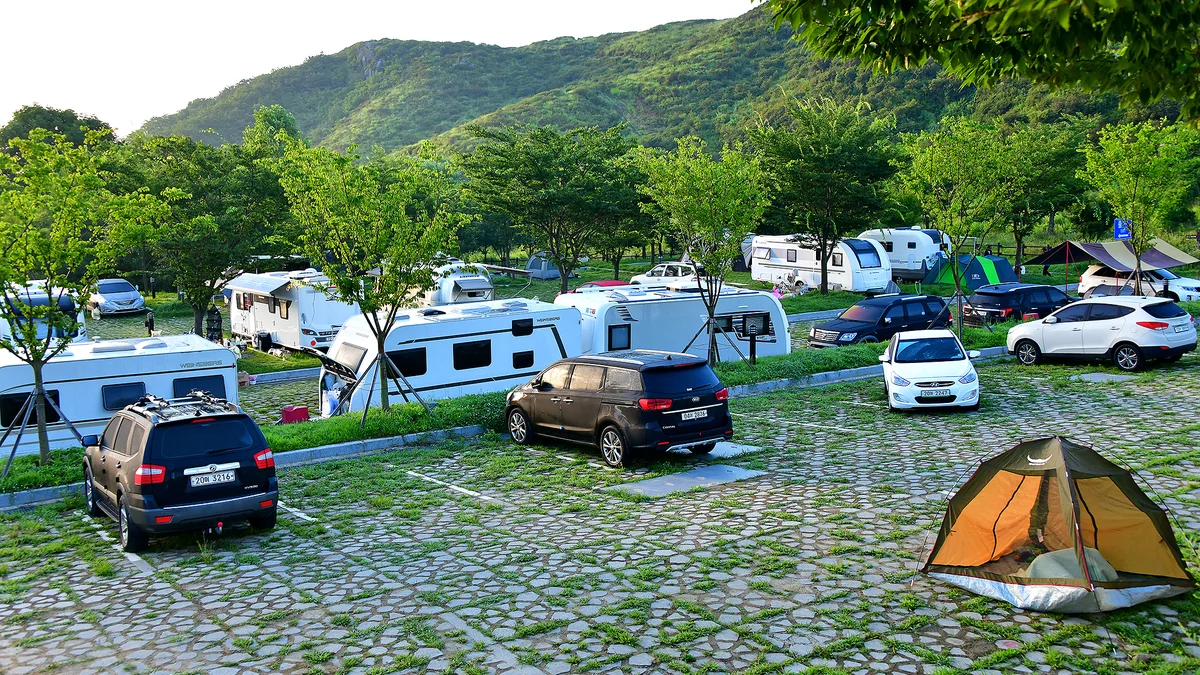황매산 별쿵 캠핑장