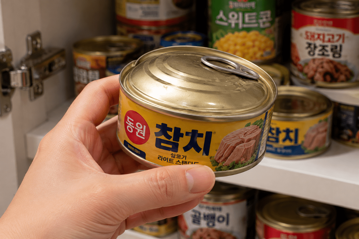 뚜껑이 볼록하게 부풀어 오른 통조림 / 기사 이해를 돕기 위한 Ai이미지