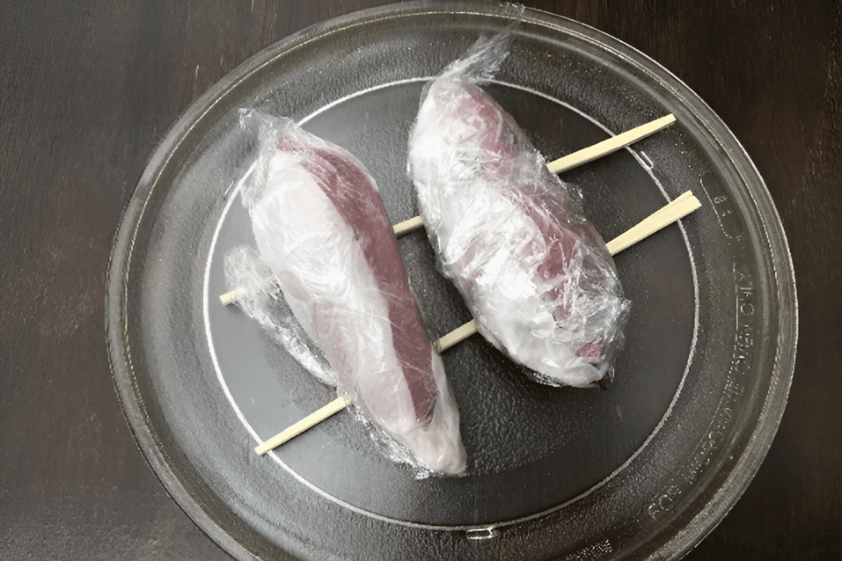 랩으로 감싼 고구마 / 온라인 커뮤니티