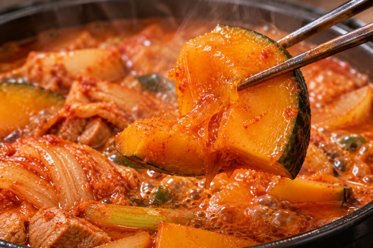 호박 김치찌개 / 기사 이해를 돕기 위한 Ai 이미지