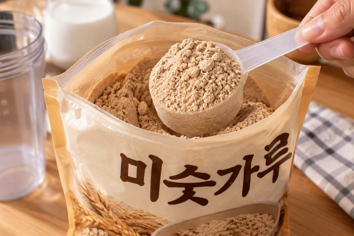 미숫가루 한스푼 / 기사 이해를 돕기 위한 Ai 이미지