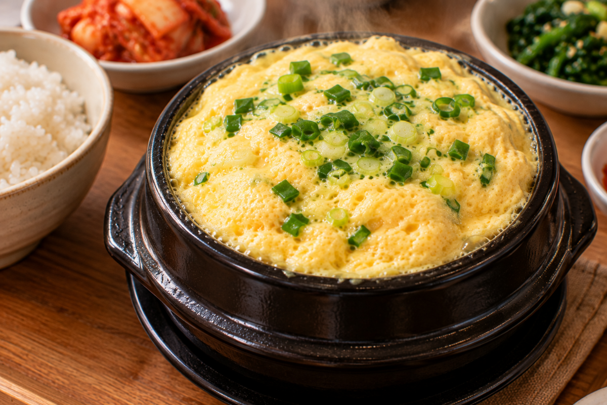 완성된 계란찜 / 기사 이해를 돕기 위한 Ai 이미지