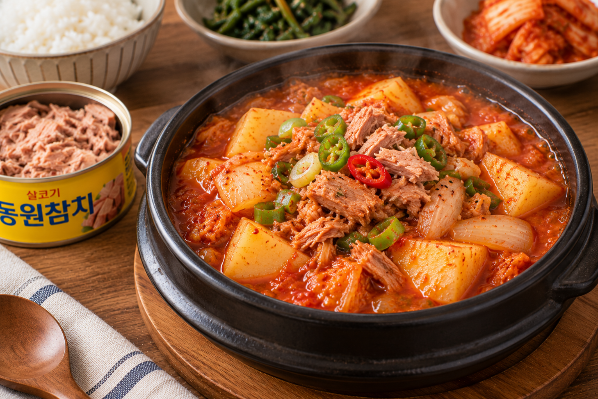 참치 고추장 감자 찌개 / 기사 이해를 돕기 위한 Ai 이미지
