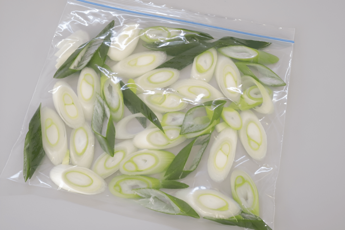 지퍼백에 담긴 대파 / 온라인 커뮤니티