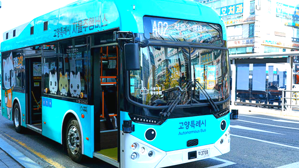 고양시 자율주행버스 '달릴고양' 개통식