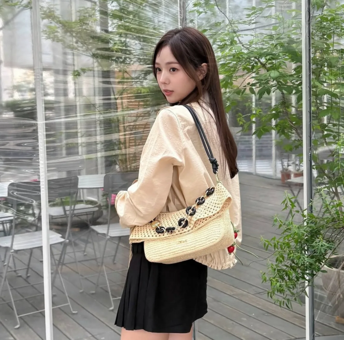 채수빈 가을 데일리룩