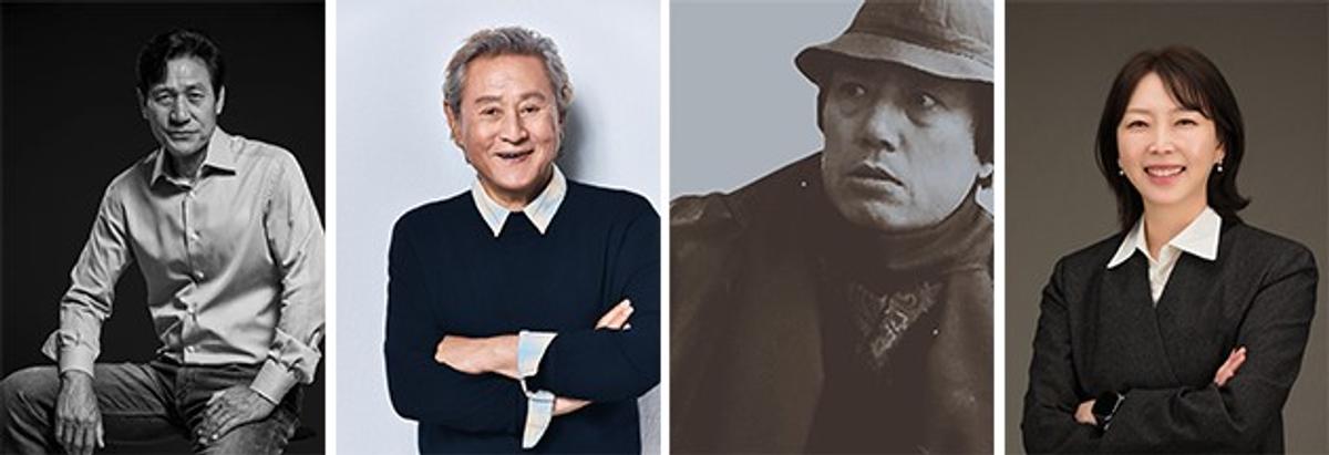 제16회 아름다운예술인상 수상자
(왼쪽부터)안성기 배우, 박근형 배우, 이석기 촬영감독, 김도영 감독 [신영균예술문화재단 제공. 재판매 및 DB금지]