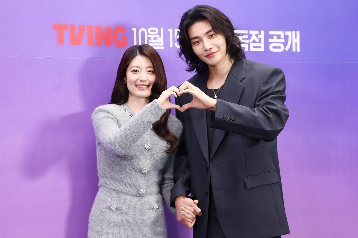 배우 남지현, 김재영 _ 14일 서울 마포구 스탠포드 호텔 티빙 오리지널 시리즈 '내가 떨릴 수 있게' 제작발표회. 2026.10.14