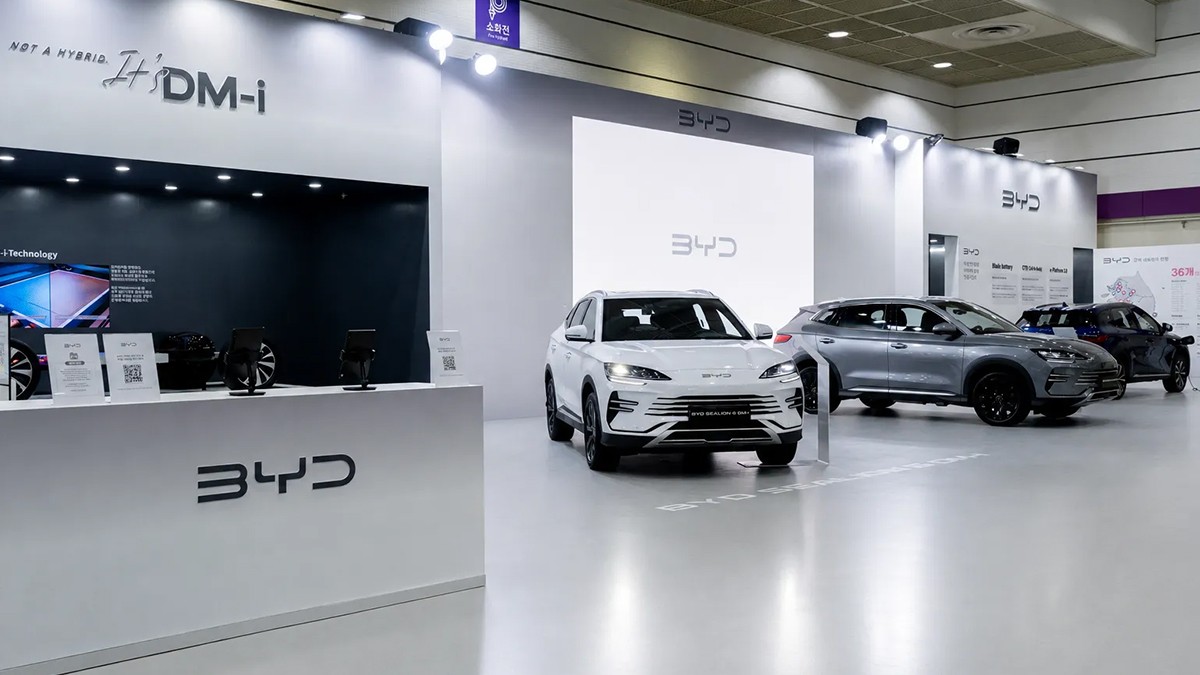 2026 EV 트렌드코리아 BYD 전시 부스