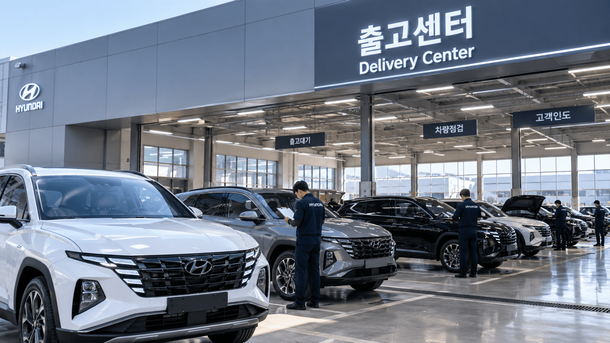 자동차 출고센터 / 기사 이해를 돕기 위한 AI 생성 이미지