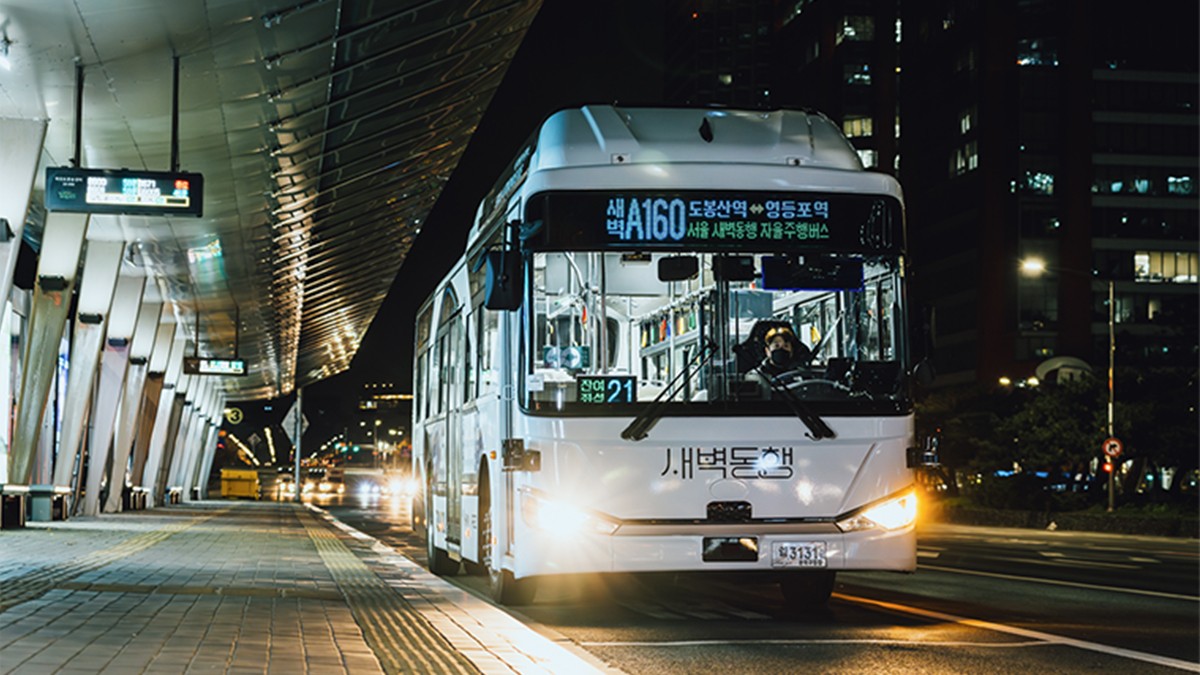 지난해 서울시에서 도입한 심야 자율주행버스