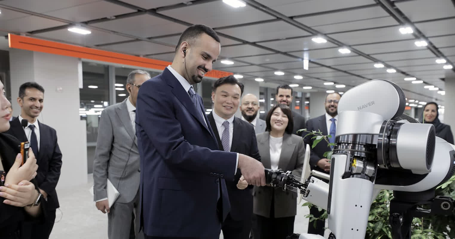 네이버 1784에 사우디 리야드 시장 등 디지털 트윈 파트너 방문 | 조선비즈