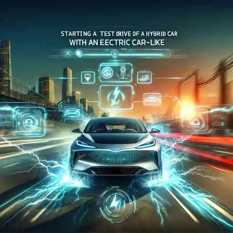 전기차 같은 주행감의 액티언 하이브리드 시승 시작